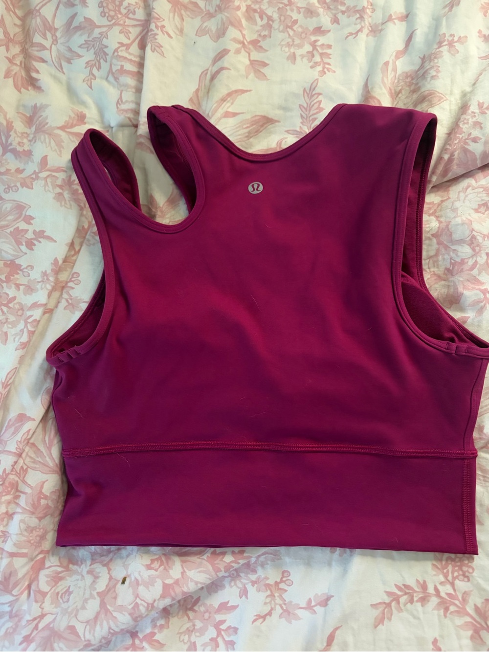 lululemon athletica Berry Cutout Crop Tank - Picture 2 of 5